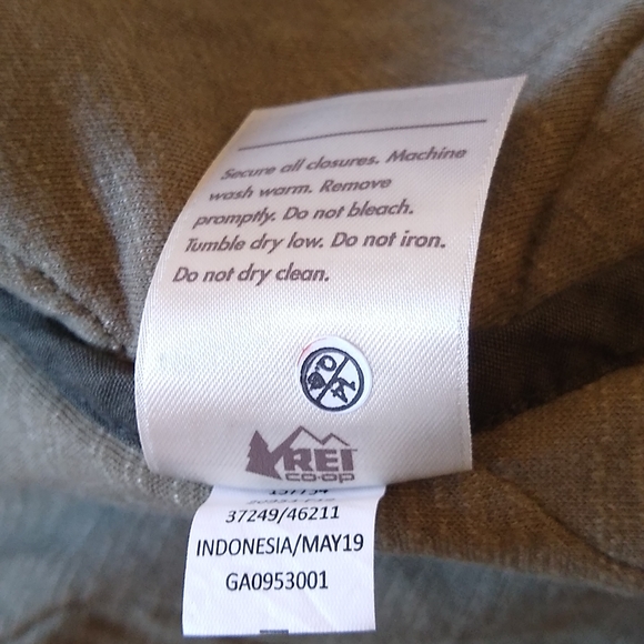 NWT REI Co-Op Norseland Insulated Army Cot Green Quilted Corduroy Medium Jacket - Picture 8 of 10